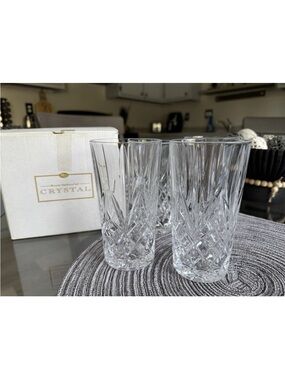 Vintage Royal Crystal highball glasses